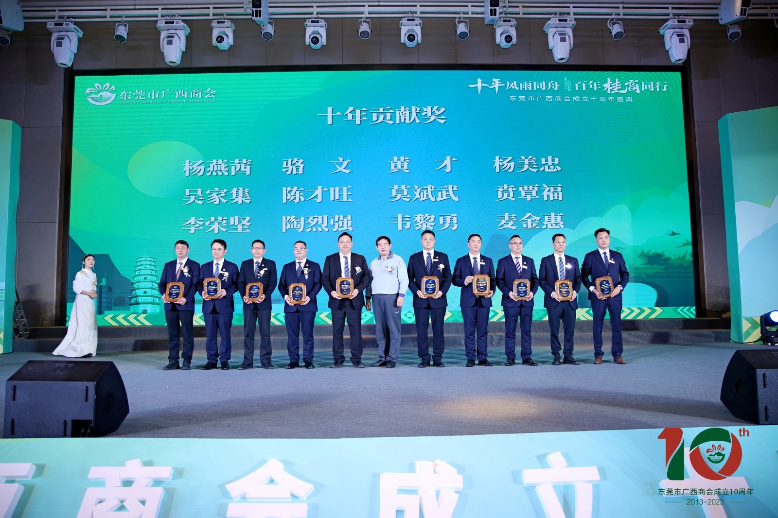 “十年风雨同舟·百年桂商同行”——东莞市广西商会成立十周年盛典隆重召开
